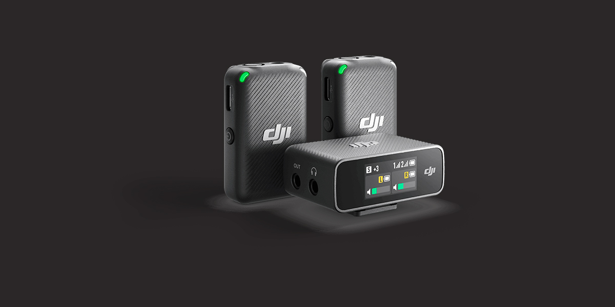 DJI Mic. Двухканальная запись DJI Mic. Двухканальная запись