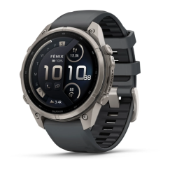 Умные часы Garmin Fenix 9 PRO INREACH, 47 мм, AMOLED, Sapphire Titanium with Graphite/Black Silicone Band