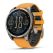 Умные часы Garmin Fenix 8, 47 мм, AMOLED, Sapphire Titanium with spark orange/graphite silicone band
