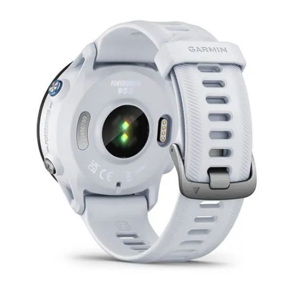 Умные часы Garmin FORERUNNER 955 с белым ремешком