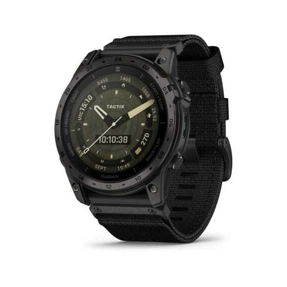 Умные часы Garmin TACTIX 7 AMOLED edition, черный нейлоновый ремешок