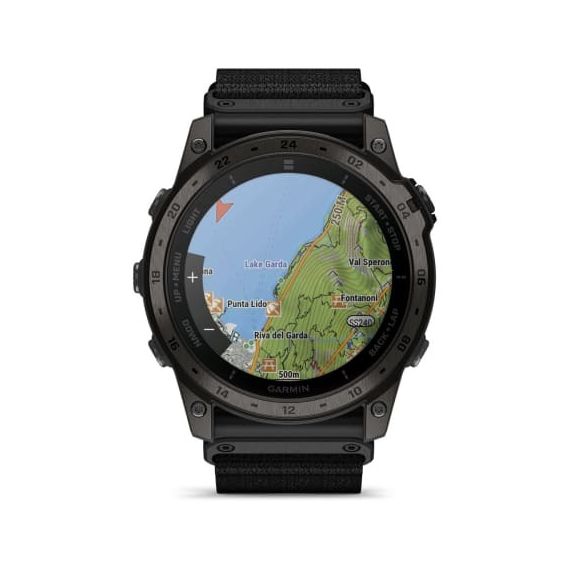 Умные часы Garmin TACTIX 7 AMOLED edition, черный нейлоновый ремешок