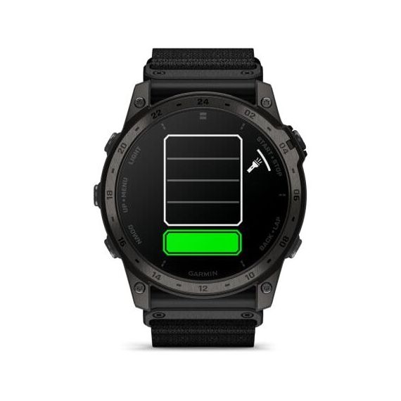 Умные часы Garmin TACTIX 7 AMOLED edition, черный нейлоновый ремешок