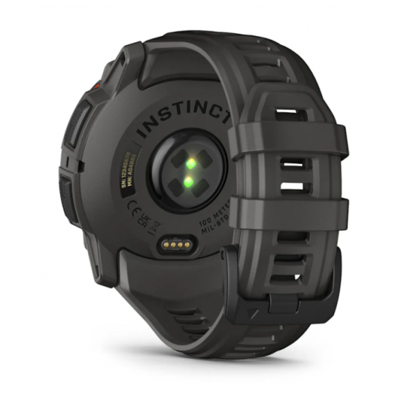 Умные часы Garmin Instinct 3 Solar 50 mm Black with Charcoal Band