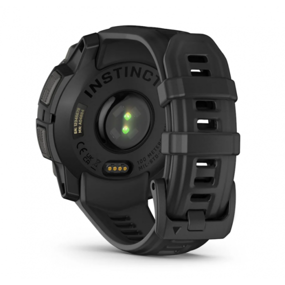 Умные часы Garmin Instinct 3 AMOLED 45 mm Black with Black Band