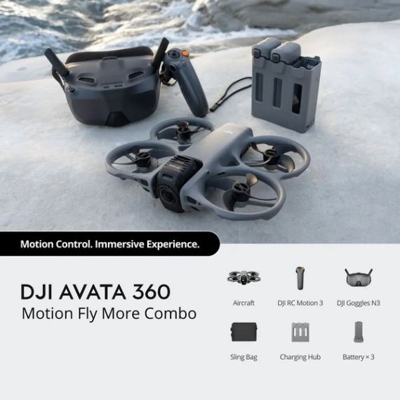 Квадрокоптер DJI Avata 360 Fly More Combo (DJI RC 2)
