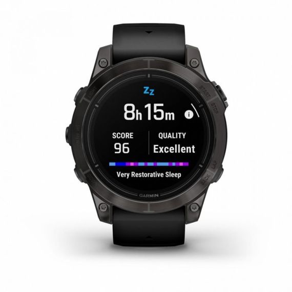 Умные часы Garmin EPIX PRO (Gen 2) Sapphire Edition 47 мм, титановый, угольно-серый DLC, черный ремешок, изображение 7