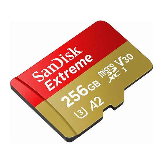 Карта памяти Sandisk Extreme 256 ГБ, 160 МБ/с, Class 10, SDSQXA1-256G-GN6MA