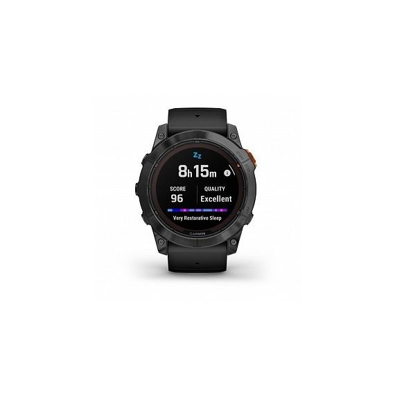 Умные часы FENIX 7X PRO Solar Edition серый корпус и черным ремешком