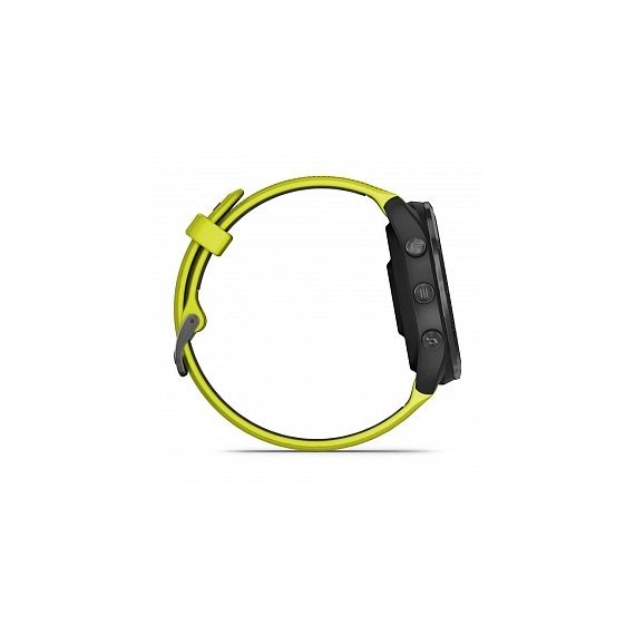 Умные часы FORERUNNER 965 черные, темно-серый DLC титановый безель, с желто-черным ремешком