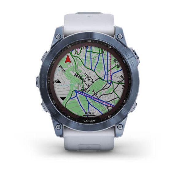 Умные часы Garmin Fenix 7X Sapphire Solar TITAN Угольно Серый DLC