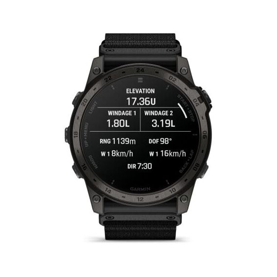 Умные часы Garmin TACTIX 7 AMOLED edition, черный нейлоновый ремешок