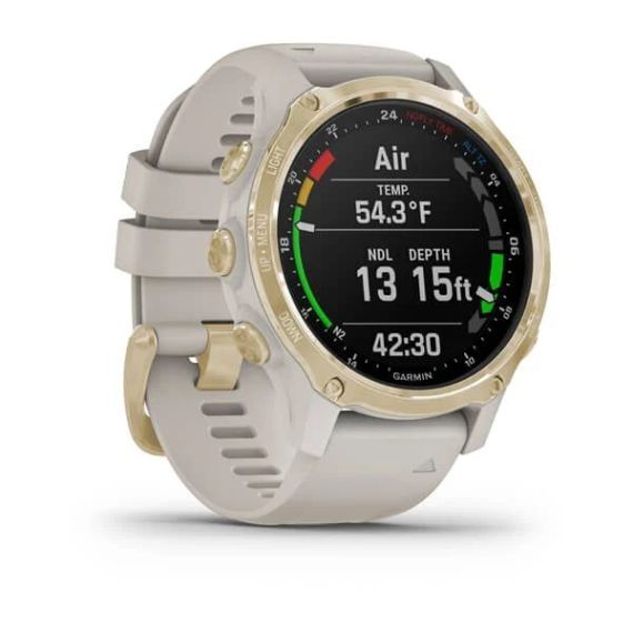 Garmin DESCENT MK2S светло-золотистый корпус со светло-песочным силиконовым ремешком