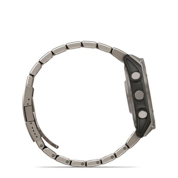 Умные часы Garmin Fenix 8, 47 мм, AMOLED, Sapphire bare Titanium, graphite with titanium band plus graphite silicone band