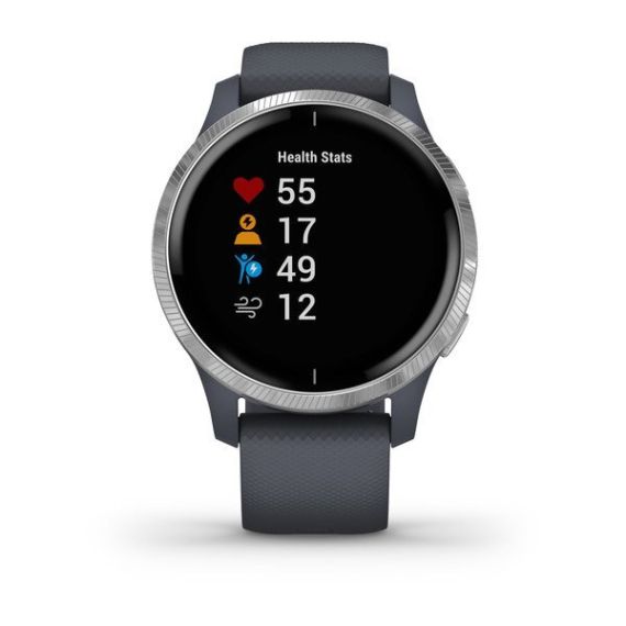 Garmin VENU синий гранит с серебристым безелем, изображение 4