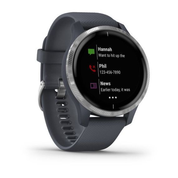 Garmin VENU синий гранит с серебристым безелем