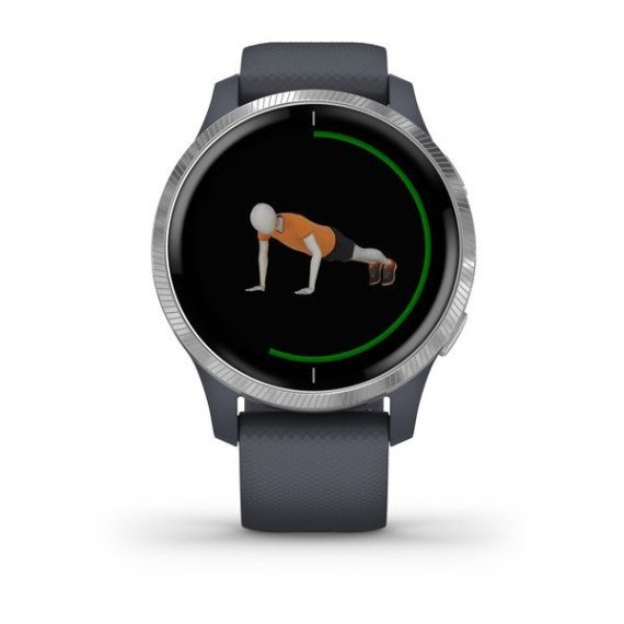Garmin VENU синий гранит с серебристым безелем, изображение 2