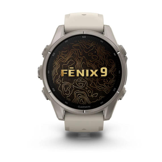 Умные часы Garmin Fenix 9, 43 мм, AMOLED, Sapphire Titanium with Fog Gray Silicone Band, изображение 9