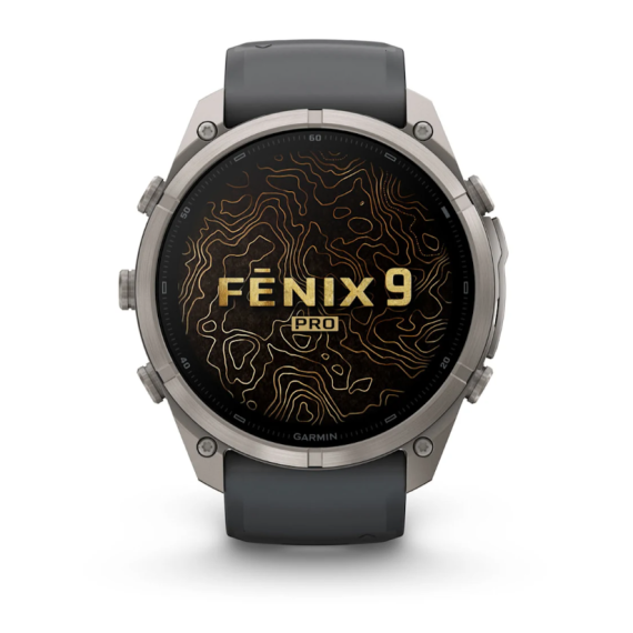 Умные часы Garmin Fenix 9 PRO, 51 мм, AMOLED, Sapphire Titanium with Graphite/Black Silicone Band, изображение 9