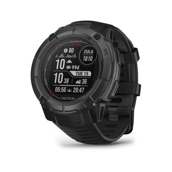 Умные часы Garmin INSTINCT 2X Solar Tactical Edition, черный