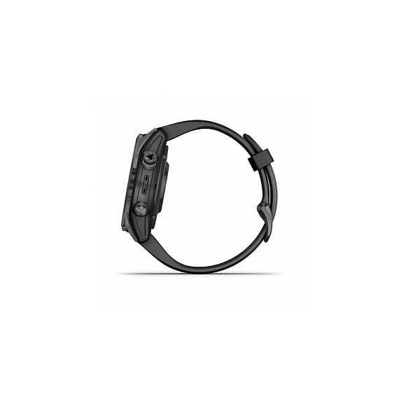 Умные часы FENIX 7S PRO Sapphire Solar титановый угольно-серый DLC с силиконовым ремешком