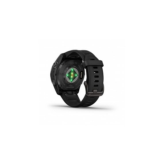 Умные часы FENIX 7S PRO Sapphire Solar титановый угольно-серый DLC с силиконовым ремешком