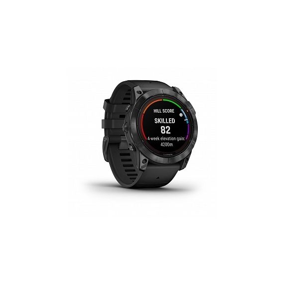 Умные часы FENIX 7X PRO Solar Edition серый корпус и черным ремешком