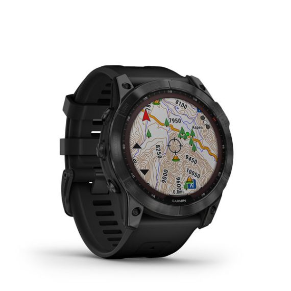 Умные часы Garmin Fenix 7X Sapphire Solar TITAN Carbon Gray DLC