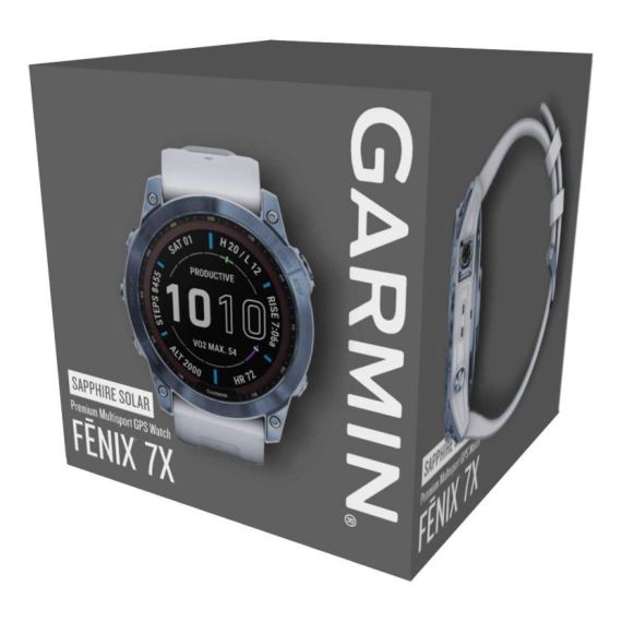 Умные часы Garmin Fenix 7X Sapphire Solar TITAN Угольно Серый DLC