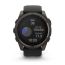 Умные часы Garmin Fenix 8, 51 мм, Solar, Sapphire Carbon Gray DLC Titanium with Black/Pebble Gray Silicone