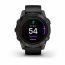 Умные часы EPIX PRO (Gen 2) Sapphire Edition 47 мм, титановый, угольно-серый DLC, черный ремешок