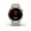 Умные часы Garmin EPIX PRO (Gen 2) Sapphire Edition 42 мм, золотистый корпус с нейлоновым ремешком сливочного цвета
