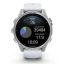 Умные часы Garmin Fenix 8, 43 мм, AMOLED, Silver with White Stone silicone band