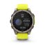Умные часы Garmin Fenix 8, 47 мм, Solar, Sapphire titanium with an amp yellow/graphite silicone band