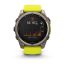 Умные часы Garmin Fenix 8, 51 мм, Solar, Sapphire Titanium with AMP yellow/graphite silicone band