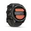 Умные часы Garmin Fenix 8 PRO, 51 мм, AMOLED, Sapphire, Carbon Gray DLC Titanium with Black/Pebble Gray Silicone Band