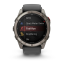 Умные часы Garmin Fenix 8 PRO, 47 мм, AMOLED, Sapphire, Carbon Gray DLC Titanium with Black/Pebble Gray Silicone Band