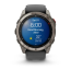 Умные часы Garmin Fenix 8 PRO, 47 мм, AMOLED, Sapphire, Carbon Gray DLC Titanium with Black/Pebble Gray Silicone Band