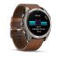 Умные часы Garmin Fenix 8, 51 мм, AMOLED, Sapphire bare Titanium, black with chestnut leather band plus graphite silicone band, изображение 3