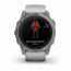 Умные часы FENIX 7X PRO Sapphire Solar Edition Титановый корпус с дымчато-серым оранжевым ремешком
