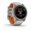 Умные часы FENIX 7X PRO Sapphire Solar Edition Титановый корпус с дымчато-серым оранжевым ремешком