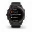 Умные часы Garmin FENIX 7X PRO Sapphire Solar Edition Титановый угольно-серый корпус с DLC-покрытием и черным ремешком