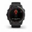 Умные часы Garmin FENIX 7X PRO Sapphire Solar Edition Титановый угольно-серый корпус с DLC-покрытием и черным ремешком