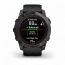 Умные часы Garmin FENIX 7X PRO Sapphire Solar Edition Титановый угольно-серый корпус с DLC-покрытием и черным ремешком