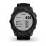 Умные часы Garmin Fenix 7X Sapphire Solar титановый черный DLC с силиконовым ремешком