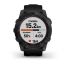 Умные часы Garmin Fenix 7X Sapphire Solar титановый черный DLC с силиконовым ремешком
