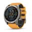 Умные часы Garmin Fenix 8, 51 мм, AMOLED, Sapphire Titanium with spark orange/graphite silicone band