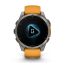 Умные часы Garmin Fenix 8, 47 мм, AMOLED, Sapphire Titanium with spark orange/graphite silicone band