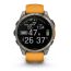 Умные часы Garmin Fenix 8, 47 мм, AMOLED, Sapphire Titanium with spark orange/graphite silicone band