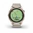 Умные часы Garmin EPIX PRO (Gen 2) Sapphire Edition 42 мм, золотистый корпус с нейлоновым ремешком сливочного цвета